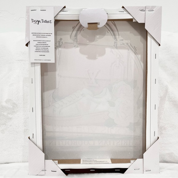 Design District Studio Designer Canvas Wall Art With Glitter NWT - Picture 3 of 3